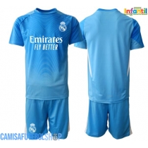 Camisa de time de futebol Real Madrid Goleiro Replicas 1º Equipamento Infantil 2025-26 Manga Curta (+ Calças curtas)